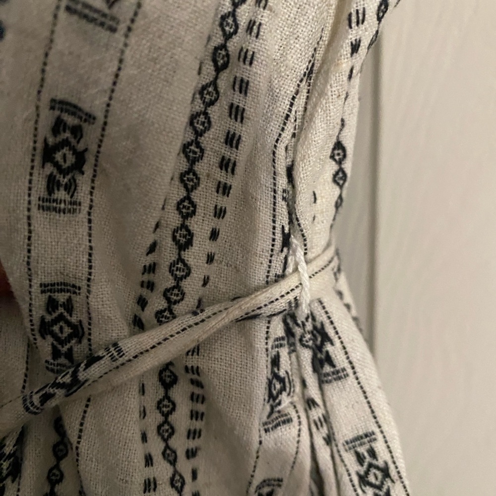 NWOT Time and Tru Black and White Patterned Midi Dress Size 1X - Picture 7 of 16